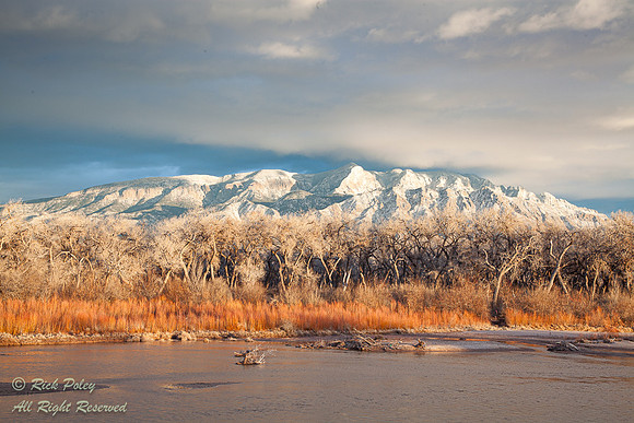 Snow Covered Sandia Peak, NM
