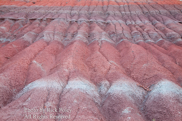 Erosion and mineral patterns, Abiquiu, NM