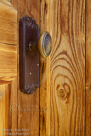 Wood Grain Door Handle Detail