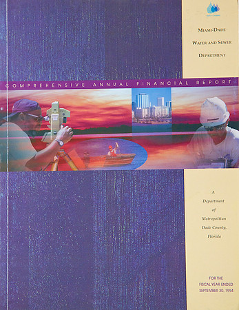 Cover-Miami-Dade Water & Sewer Department Annual Report