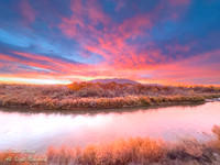 Dawn Along the Rio Grande River, NM