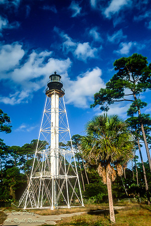 Cape San Blas Iron SkeletonLighthouse (circa 1848)
