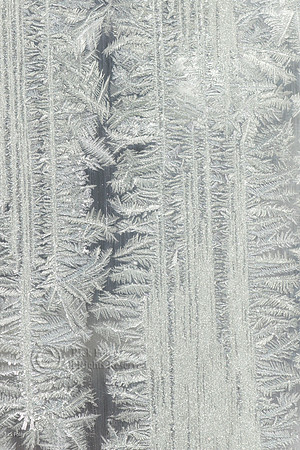 Geometric Frost Ice Crystal Detail