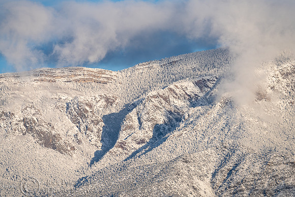 Snow-Covered Sandia Mountains & Clearing Storm