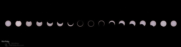 Annnular Solar Eclipse Composite Image