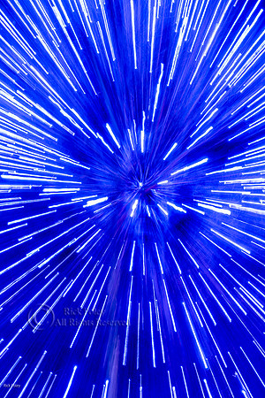 Holiday Season Blue Lights Fantasy