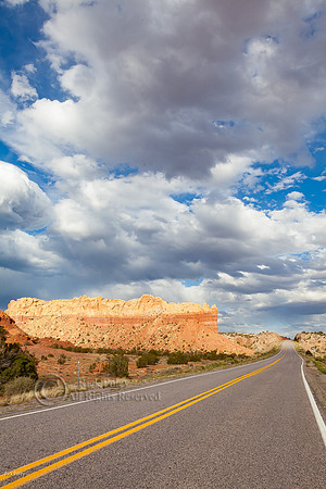 US Highway 84 Passing Through Georgia O'Keefe Country, Rio Arrib