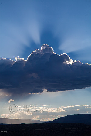 Crepuscular Rays & Cumulus Cloud