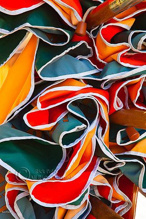 Folded Umbrellas