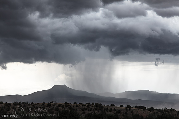 Storm over the Pedernal
