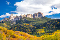 Chimney Peak (El. 7867') & Courthouse Mountain (El. 12152'), Cim