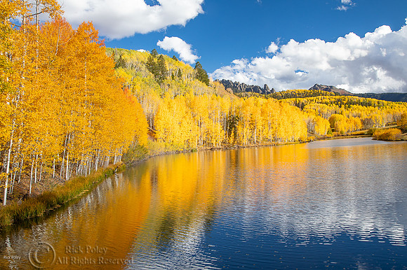 Autumn Foliage, Cushman Lake, Telluride, CO
