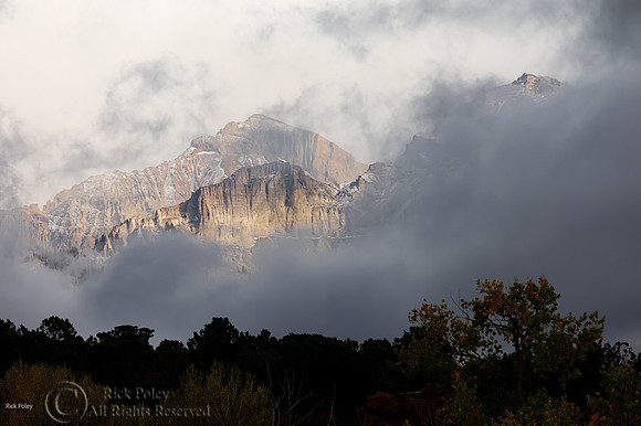 San Juan Mountains, & Clouds, Uncompahgre National Forest, CO