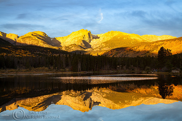 Reflections at Dawn, Sprague Lake, Rocky Mountain NP, CO