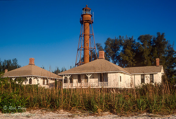 Sanibel  Lighthouse (circa 1884), Sanibel Island,  Fl (Pre-Hurri
