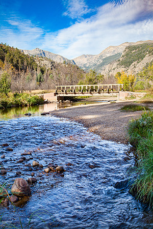 Bridge Over Big Thompson River, Rocky Mountain NP, CO