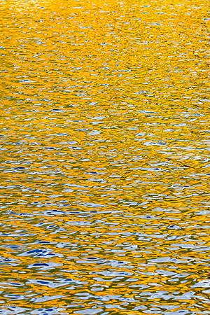 Autumn's Golden Reflections on Sprague Lake ,Rocky Mountain NP,