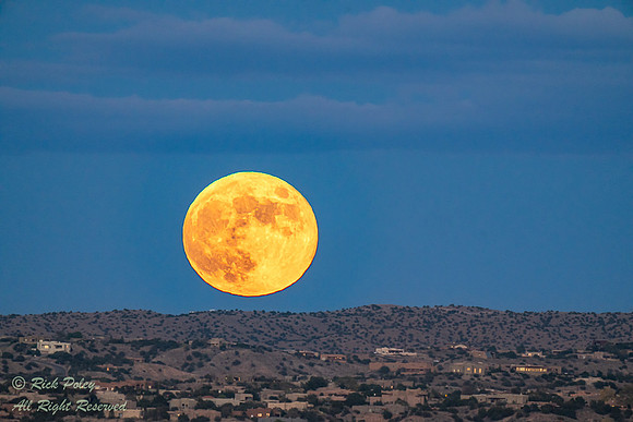 Moonrise Over Placitas, NM