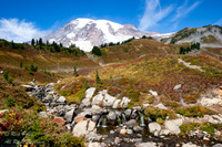 Mt. Rainier (14410-foot (4390 m)) Stratovolcano, WA