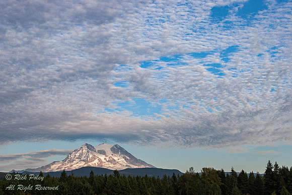 Mt. Rainier (14410-foot (4390 m)) Stratovolcano, WA