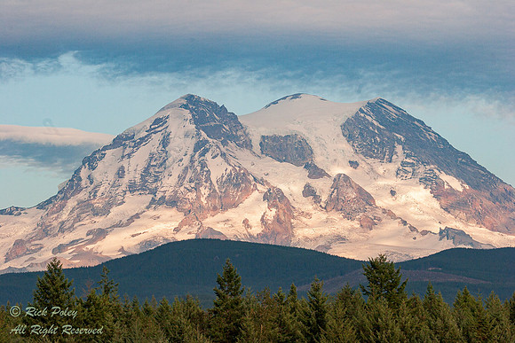 Mt. Rainier (14410-foot (4390 m)) Stratovolcano, WA