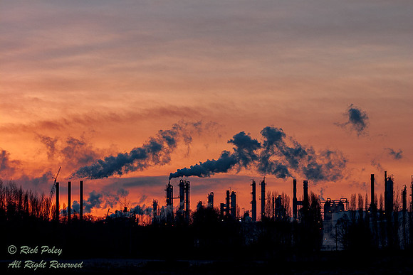 Cherry Point Refinery, South of Birch Bay, WA