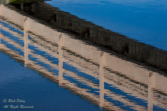 Bridge Reflection Abstract, Birch Bay WA