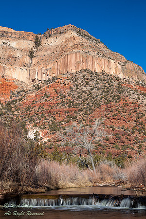Cascade Falls, Jemez River, Jemez Valley,  NM