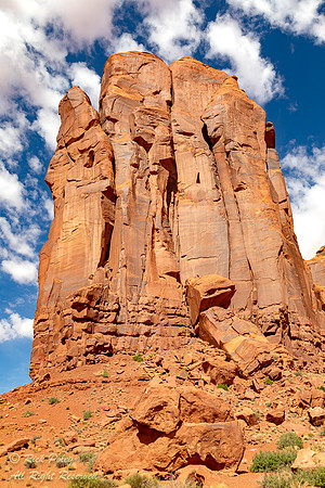 Rock Monolith, Monument Valley Navajo Tribal Park, AZ
