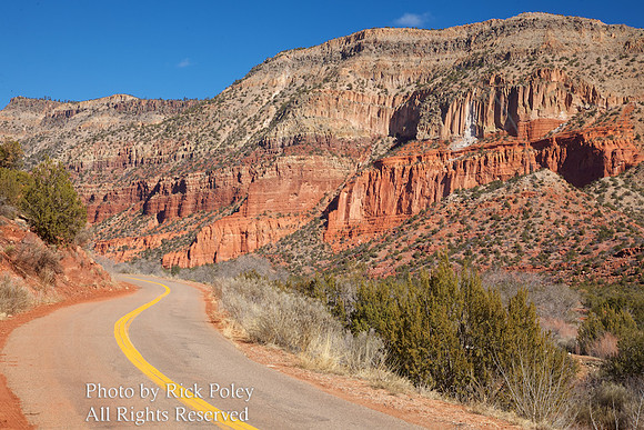 NM Highway 485 & Rio Guadalupe Canyon