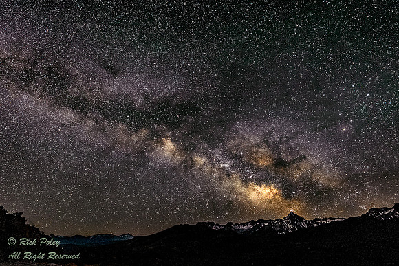 Milky Way & San Juan Mountain Range, CO