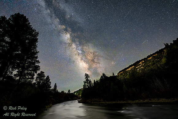 Uncompahgre River Nightscape, CO