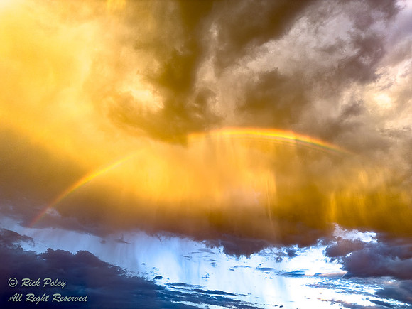Rainbow & Storm Clouds, NM