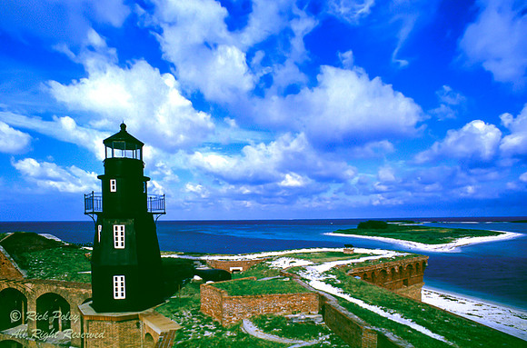 Tortugas Harbor Lighthouse, Fort Jefferson, Dry Totugas NP, FL