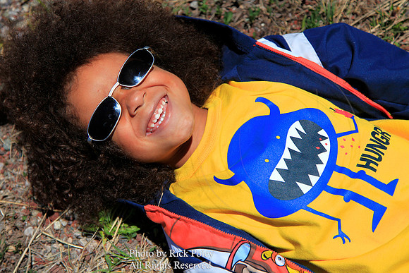 Young Boy & Sunglasses