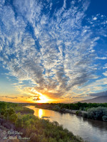 Dawn on the Rio Grande River, Sandoval County, NM